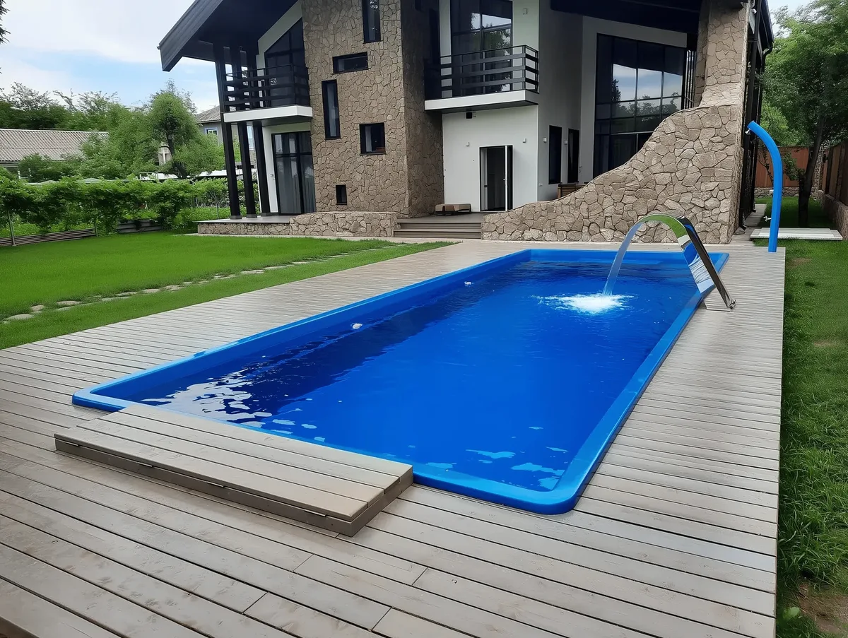 Композитный бассейн Laguna 9 — вид сверху в Юбилейном