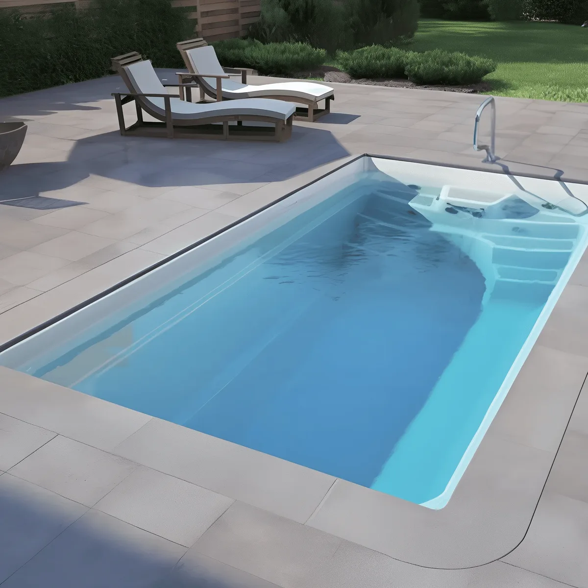 Композитный бассейн Laguna 5 — вид сверху в Юбилейном