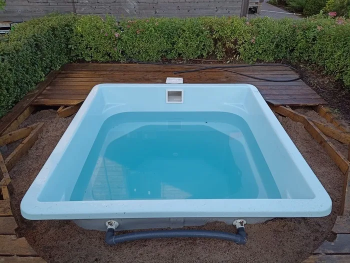 Композитная купель Laguna 2 — установка в Юбилейном