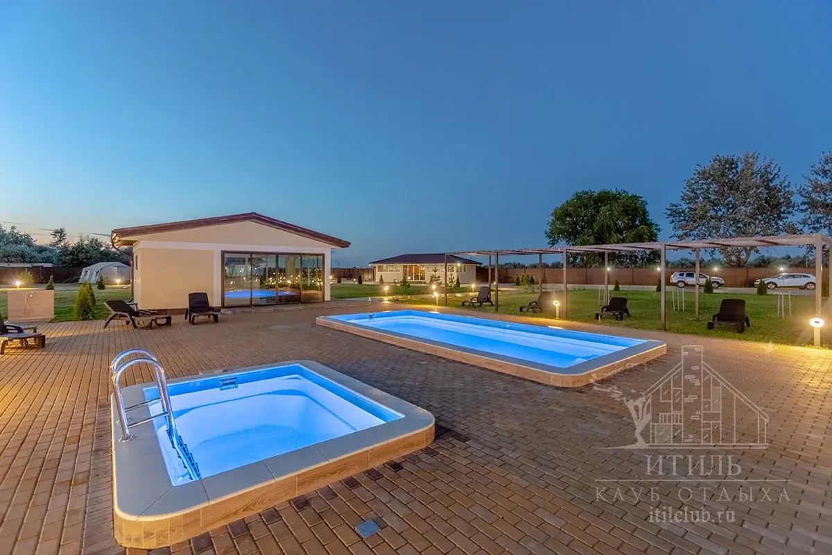 Композитная купель Laguna 3 — установка в Юбилейном