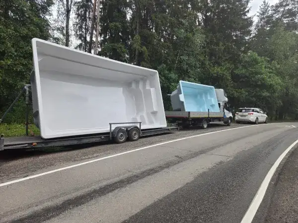 Доставка бассейна в Юбилейном
